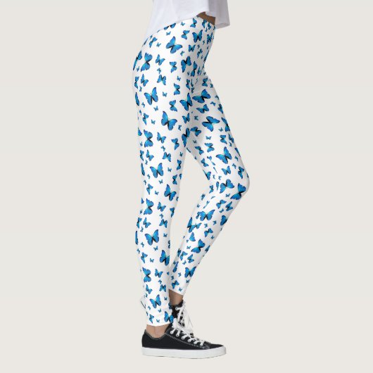 Blauschmetterlinge Leggings (Rechts)