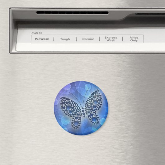 Blauschmetterlinge Magnet (In Situ (Geschirrspüler))