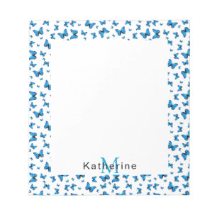 Blauschmetterlinge Notizblock