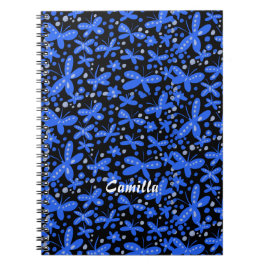Blauschmetterlinge Notizblock