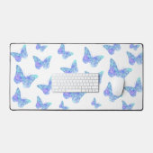 Blauschmetterlinge Schreibtischunterlage (Tastatur & Maus)