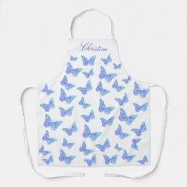 Blauschmetterlinge Schürze