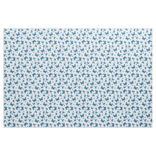 Blauschmetterlinge Stoff (Yard (91,4 cm))