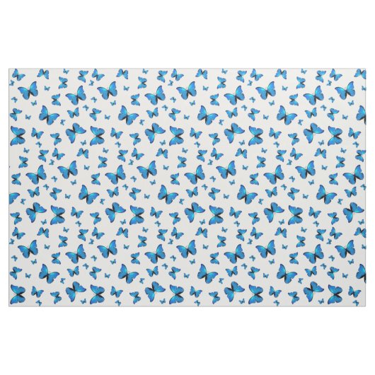 Blauschmetterlinge Stoff (Fat Quarter (45,7 x 55,9 cm))