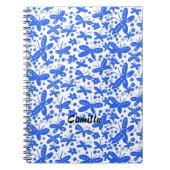 Blauschmetterlingsheft Notizblock (Vorderseite)