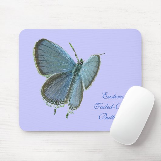 Blauschmetterlingsmousepad Mousepad (Mit Mouse)