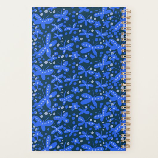 Blauschmetterlingsplaner Planer (Rückseite)