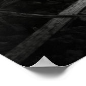 Blauschmetterlingsposter Poster (Ecke)