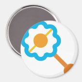 Blauschnäpper Magnet (Vorderseite/Rückseite)