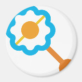 Blauschnäpper Magnet (Vorne)