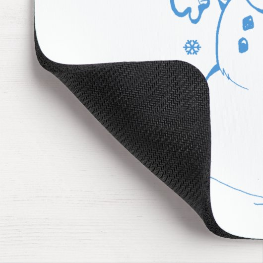 Blauschneefahrer Mousepad (Ecke)