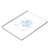 Blauschneefahrer Notizblock (Linke Seite)