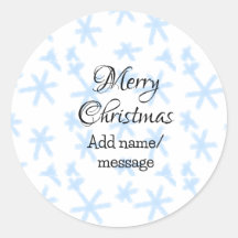 Blauschneeflocken Weihnachtsmuster Schneemuster