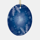 Blauschneewein Keramikornament (Rechts)