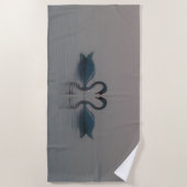 Blauschwäne müssen Liebe sein Strandtuch (Vorderseite)