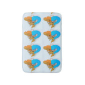 BlauSchwanz Meerjungfrauen Badematte (Vorderseite Vertikal)