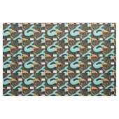 BlauSchwanz Meerjungfraumuster Stoff (Fat Quarter (45,7 x 55,9 cm))