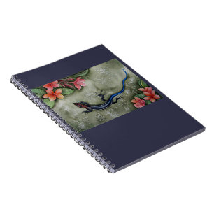 Blauschwanz-Rennskink Notizblock