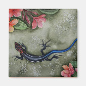 Blauschwanzskink Magnet (Vorne)