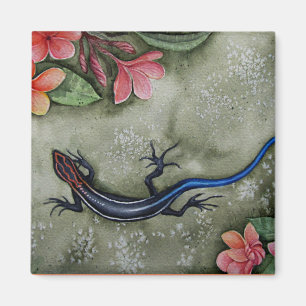Blauschwanzskink Magnet