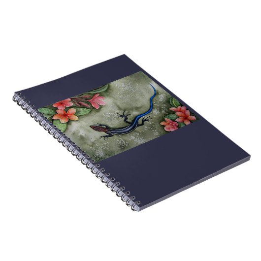 Blauschwanzskink Notizblock (Rechte Seite)