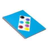 Blauschwarz Notizblock (Rechte Seite)