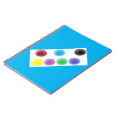 Blauschwarz Notizblock (Linke Seite)