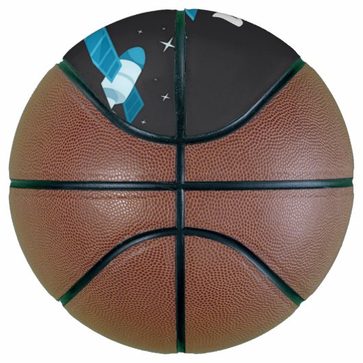 Blauspace Pattern Basketball (Rechts)