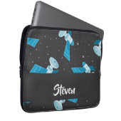 Blauspace Pattern Laptopschutzhülle (Vorne Rechts)