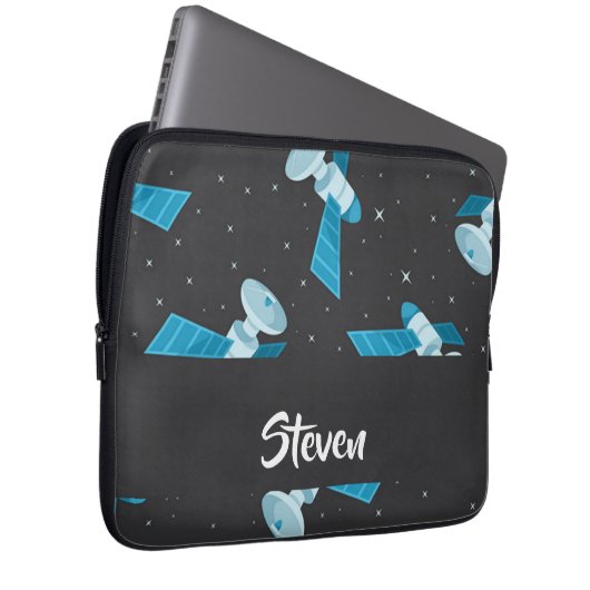 Blauspace Pattern Laptopschutzhülle (Vorne Rechts)