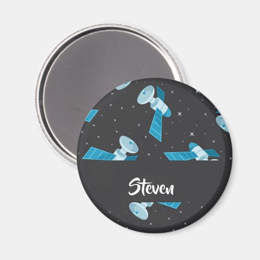 Blauspace Pattern Magnet (Vorderseite/Rückseite)