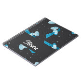 Blauspace Pattern Notizblock (Linke Seite)