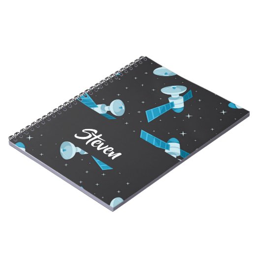 Blauspace Pattern Notizblock (Linke Seite)