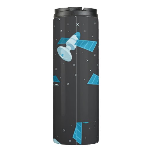 Blauspace Pattern Thermosbecher (Rückseite)