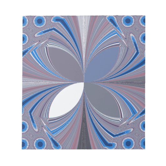 Blauspinne Notizblock (Vorderseite)