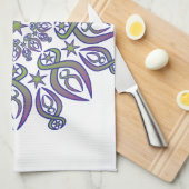 Blauspitzen Geschirrtuch (Viertel Falte)