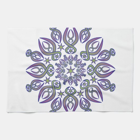 Blauspitzen Geschirrtuch (Horizontal)