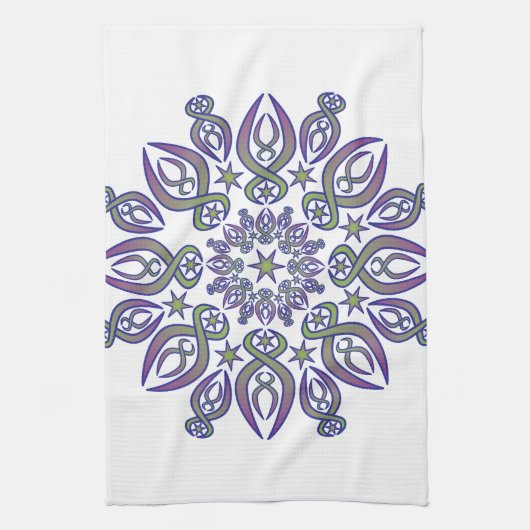 Blauspitzen Geschirrtuch (Vertikal)