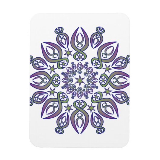 Blauspitzen Magnet (Vertikal)