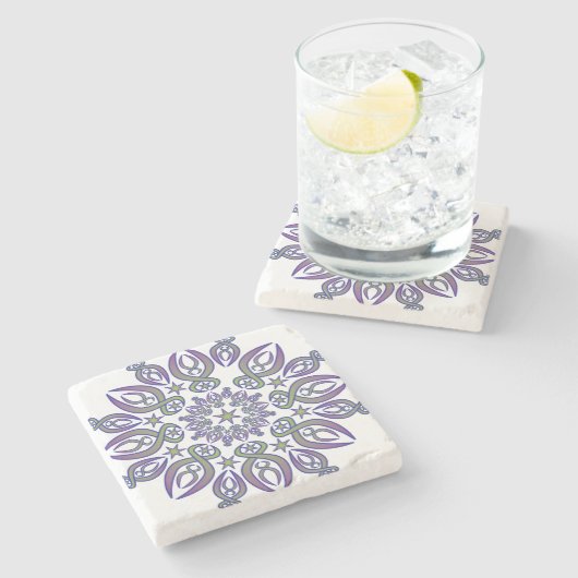 Blauspitzen Steinuntersetzer (Seitenansicht)