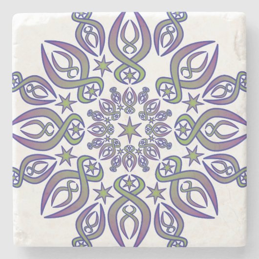 Blauspitzen Steinuntersetzer (Vorderseite)