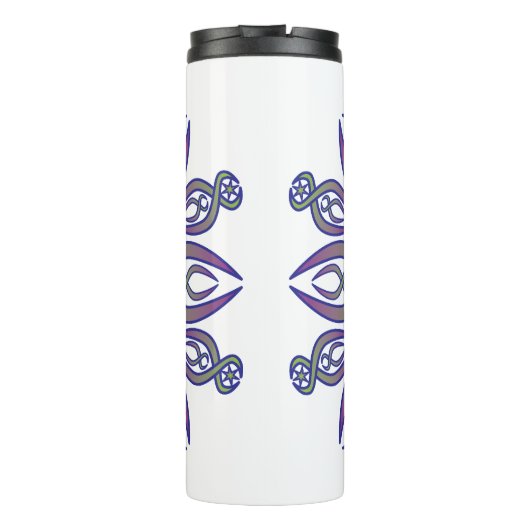 Blauspitzen Thermosbecher (Rückseite)