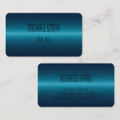 Blaustahlaussehen Visitenkarte (Vorne/Hinten)