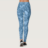 Blaustein schimmernd Dahlia Women's Legging Leggings (Rückseite)