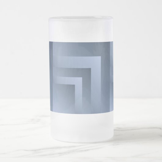 Blausteinbakterie Mattglas Bierglas (Mittel)