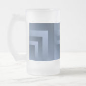 Blausteinbakterie Mattglas Bierglas (Links)