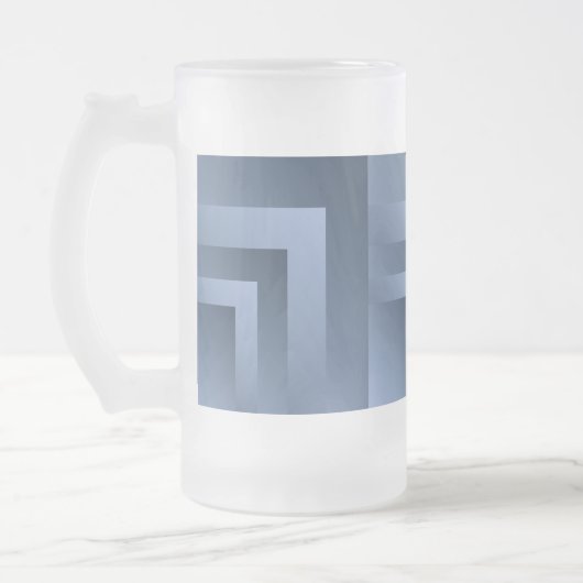 Blausteinbakterie Mattglas Bierglas (Links)