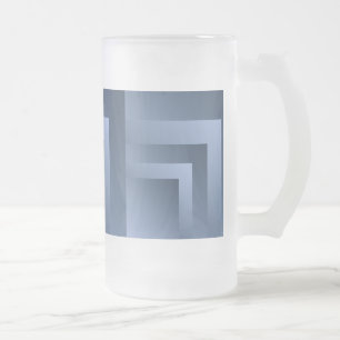 Blausteinbakterie Mattglas Bierglas