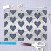 Blausteine-Marmormuster Seidenpapier (Handwerk)