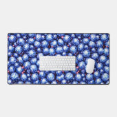 Blausteine-Muster Schreibtischunterlage (Tastatur & Maus)